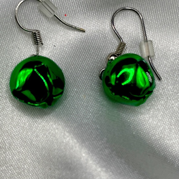 Christmas Holiday Green Real Bell Earrings
NWOT - Picture 2 of 2